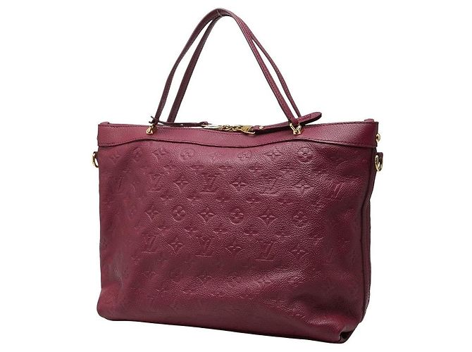 Sac Cabas Louis Vuitton Monogram Empreinte Bastille MM Marron - vue 2