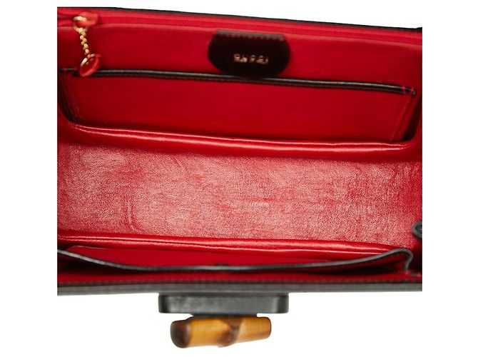 Bolso Gucci Bamboo negro - vista 8