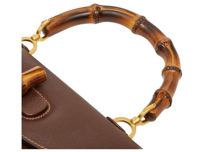 Bolsa Gucci Bamboo marrom - vista 10