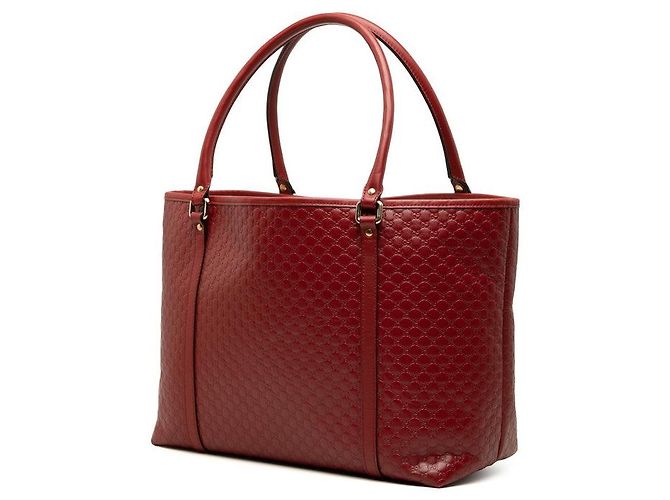 Bolso Tote Gucci Micro Guccissima Roja - vista 2