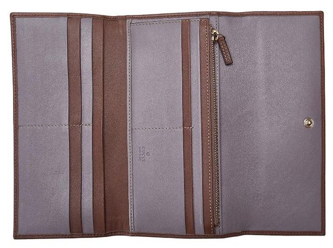 Gucci Tri-fold Geldbörse Braun - Ansicht 5