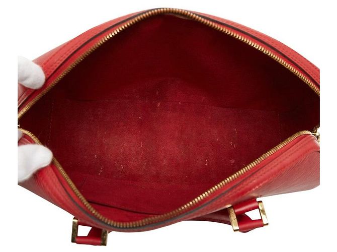 Borsa Louis Vuitton Epi Jasmin M52087 Rosso - vista 9