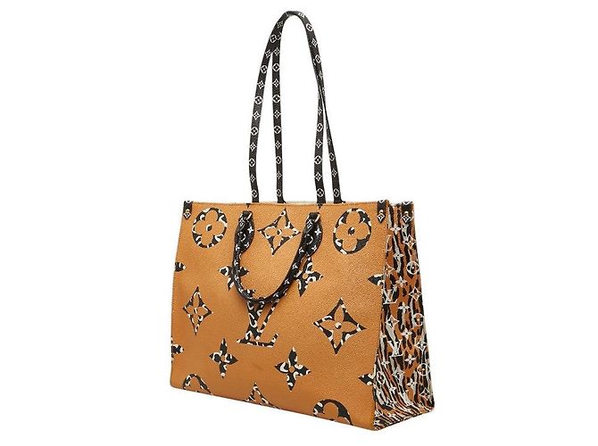 Louis Vuitton OnTheGo GM Monogram Jungle Tote Braun Beige - Ansicht 2