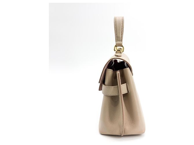 Louis Vuitton Lockme Ever Leather BB Bege - vista 3