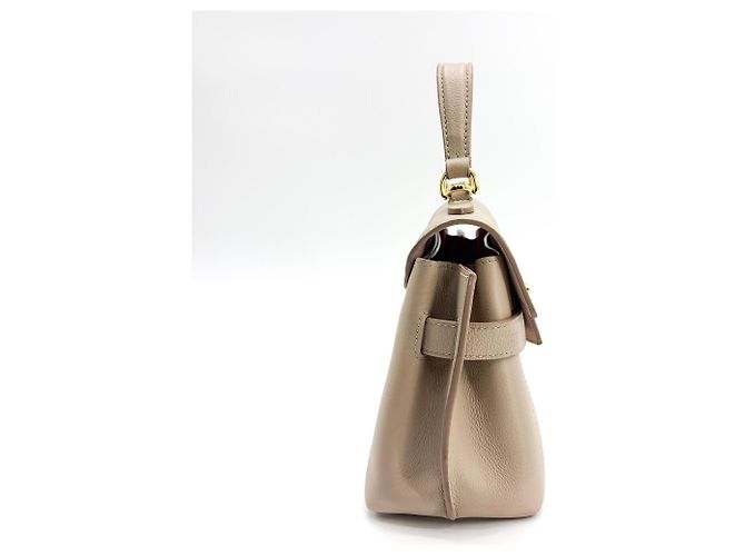 Louis Vuitton Lockme Ever Leather BB Bege - vista 4