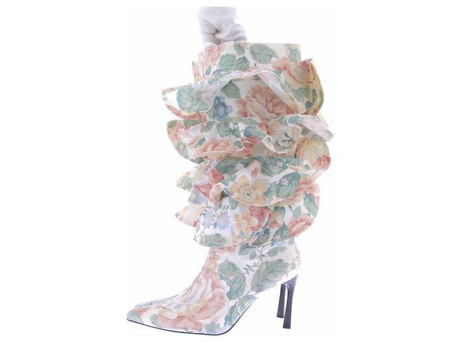 Autre Marque Stiefel mit Blumenabsätzen Mehrfarben - Ansicht 2