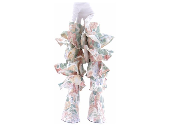 Autre Marque Stiefel mit Blumenabsätzen Mehrfarben - Ansicht 3