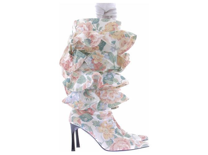 Autre Marque Stiefel mit Blumenabsätzen Mehrfarben - Ansicht 6