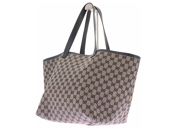 Gucci Leinwand-Shopper "Totissima" Braun - Ansicht 2