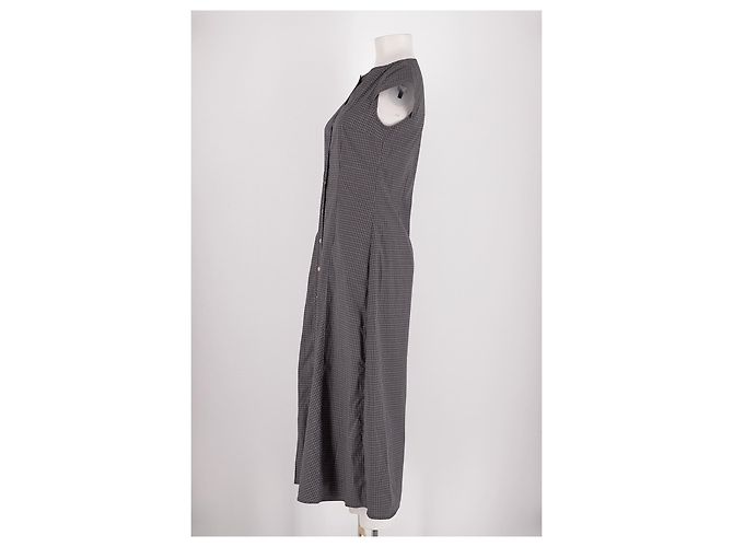 MKT studio Midikleid aus Baumwolle Grau Größe 36 - Ansicht 5