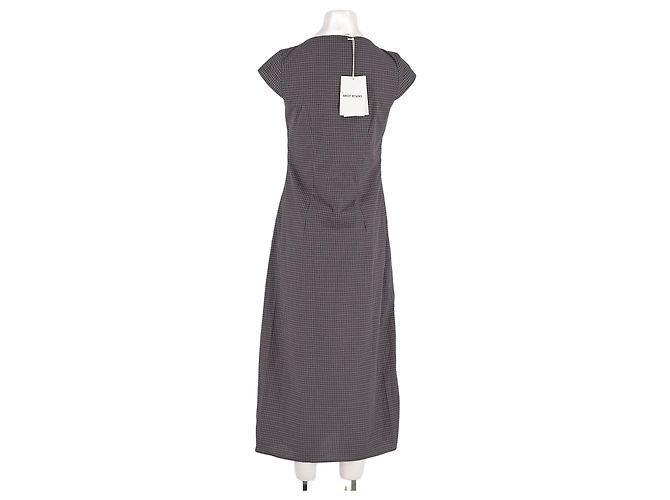 MKT studio Midikleid aus Baumwolle Grau Größe 36 - Ansicht 6