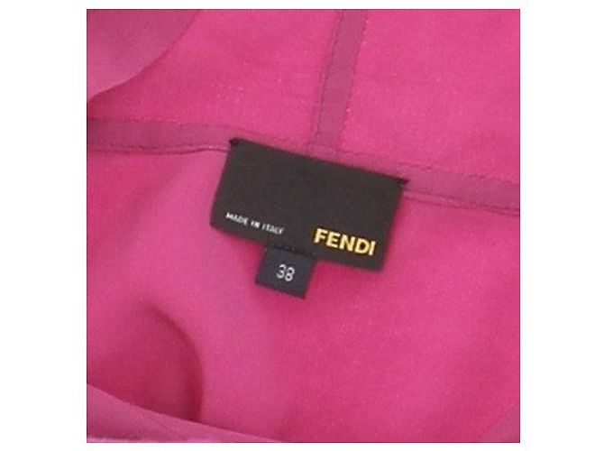 Fendi Jersey con camisa integrada violeta Rosa - vista 5