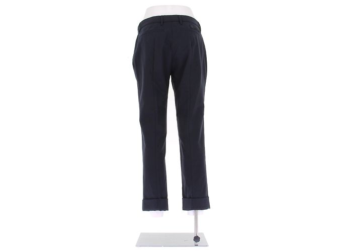 Prada Hose aus Baumwolle in Marineblau - Ansicht 2