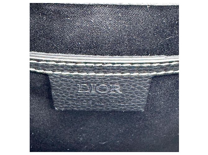 Christian Dior Saddle Leather Mini Noir - vue 6