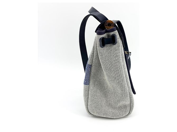 Hermès Hermes Herbag Zip Circuit 24 Vache Hunter and Leather 31 Bianco - vista 3