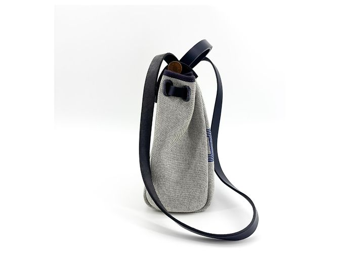 Hermès Hermes Herbag Zip Circuit 24 Vache Hunter and Leather 31 Bianco - vista 4