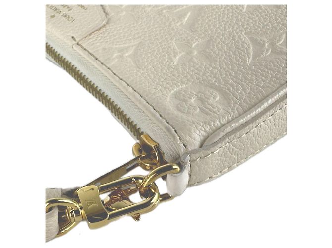 Louis Vuitton Cream Monogram Empreinte Schultertasche Roh - Ansicht 6