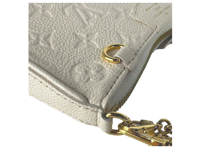 Louis Vuitton Cream Monogram Empreinte Schultertasche Roh - Ansicht 7