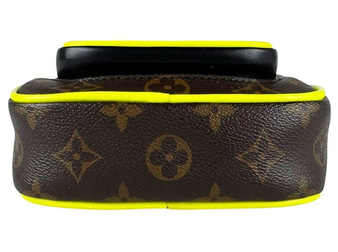 Louis Vuitton Monogram Macassar Shoulder Bag Brown Yellow - view 4