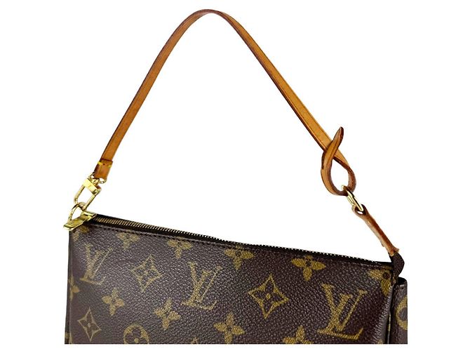 Louis Vuitton Monogram Pochette Accessoires Castaño Monograma - vista 10