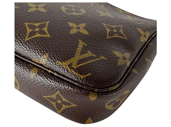 Louis Vuitton Monogram Pochette Accessoires Castaño Monograma - vista 8