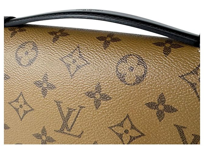 Louis Vuitton Monogram Reverse Pochette Metis MM Marrom Monograma - vista 10