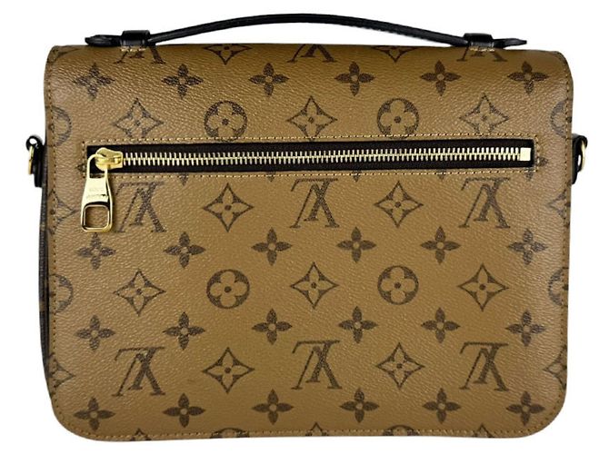 Louis Vuitton Monogram Reverse Pochette Metis MM Marrom Monograma - vista 3