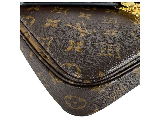 Louis Vuitton Monogram Reverse Pochette Metis MM Marrom Monograma - vista 9