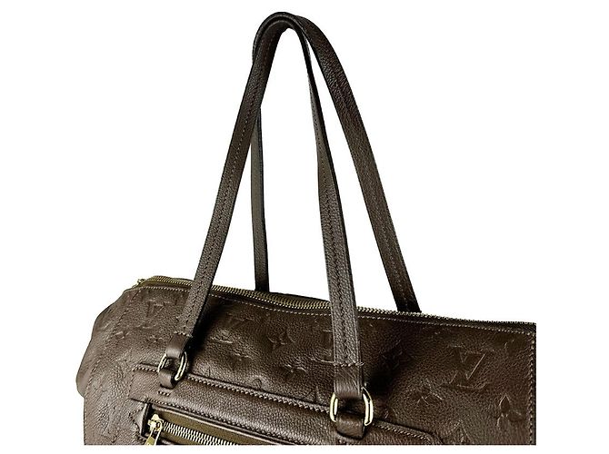 mala Louis Vuitton Monogram Empreinte Lumineuse PM Marrom - vista 10
