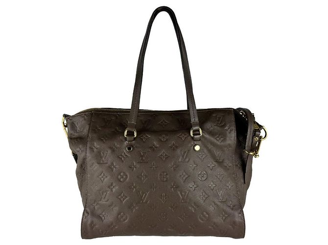 mala Louis Vuitton Monogram Empreinte Lumineuse PM Marrom - vista 3