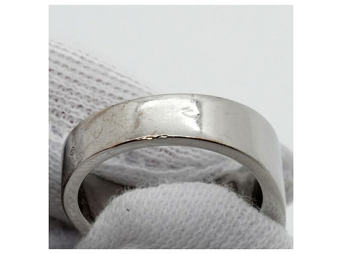 Cartier Tank Ring aus 18K Weißgold mit Mondstein - Ansicht 6