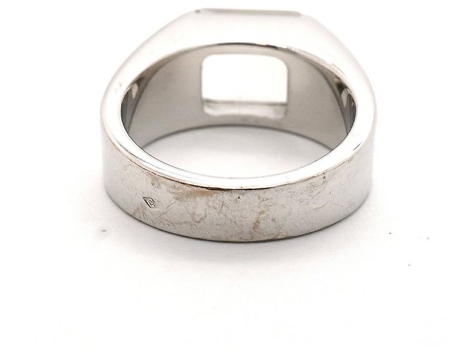 Cartier Tank Ring aus 18K Weißgold mit Mondstein - Ansicht 9
