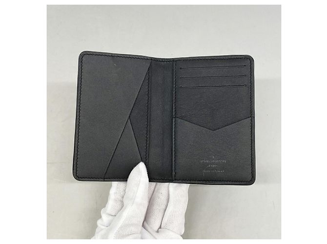 Louis Vuitton Monogram Shadow Card Case Nero - vista 3