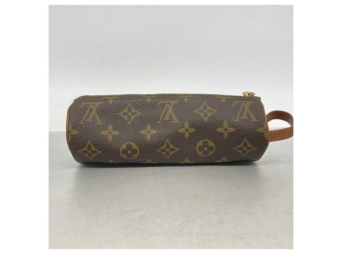 Louis Vuitton Monogram Trousse Ronde Pen Case Brown - view 3