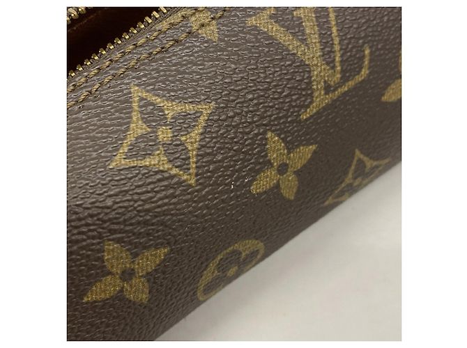 Louis Vuitton Monogram Trousse Ronde Pen Case Brown - view 9