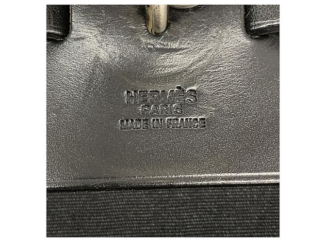 Hermès Borsa Hermes Herbag GM Toile Officier Nero - vista 5