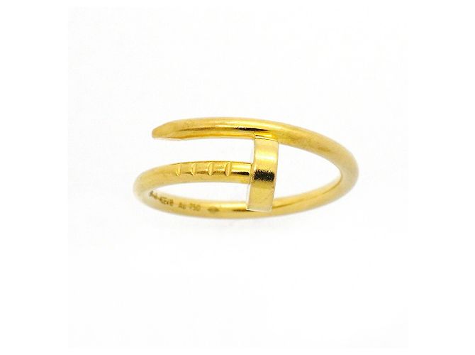 Anello Cartier Juste un Clou in oro giallo 18K - vista 2