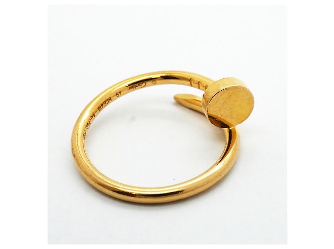 Anello Cartier Juste un Clou in oro giallo 18K - vista 7