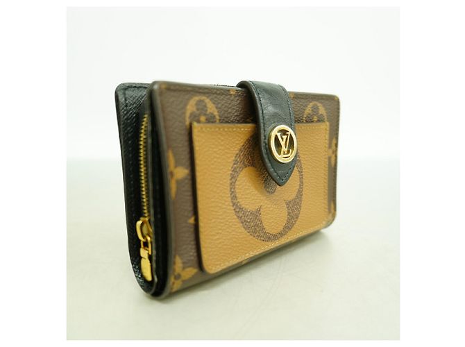 Louis Vuitton Monogram Giant Reverse Portefeuille Juliette Wallet Braun - Ansicht 2