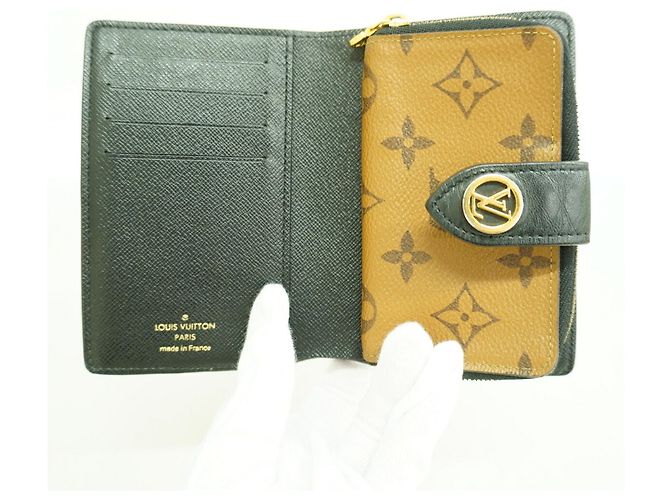 Louis Vuitton Monogram Giant Reverse Portefeuille Juliette Wallet Braun - Ansicht 3