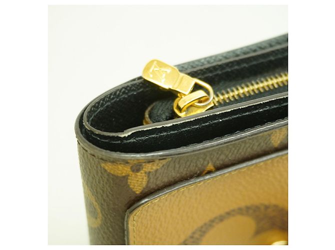 Louis Vuitton Monogram Giant Reverse Portefeuille Juliette Wallet Braun - Ansicht 6
