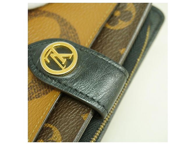 Louis Vuitton Monogram Giant Reverse Portefeuille Juliette Wallet Braun - Ansicht 7
