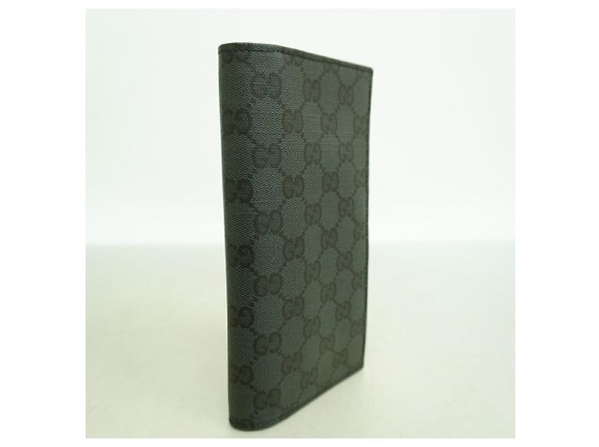 Portafoglio lungo Gucci GG Supreme Nero - vista 2