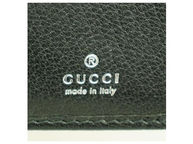 Portafoglio lungo Gucci GG Supreme Nero - vista 4