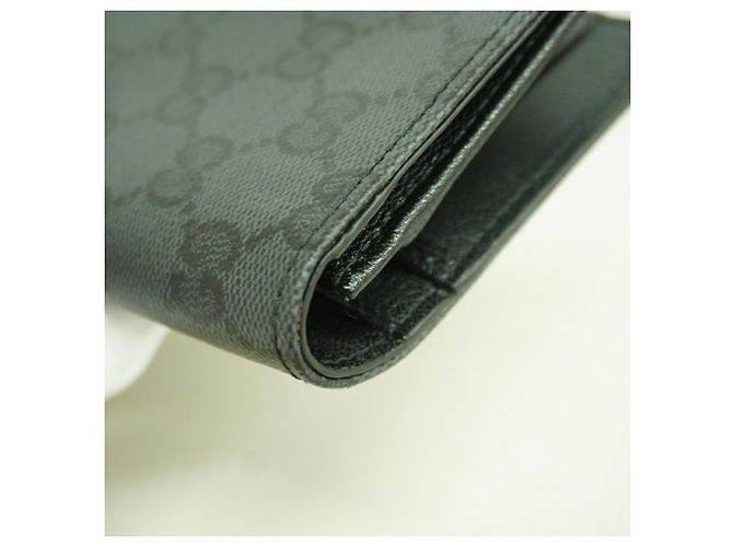 Portafoglio lungo Gucci GG Supreme Nero - vista 5