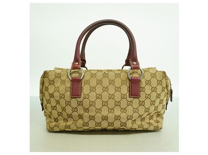 Bolsa Gucci em Bege e Bordeaux - vista 10