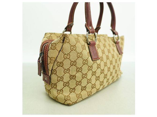 Bolsa Gucci em Bege e Bordeaux - vista 2