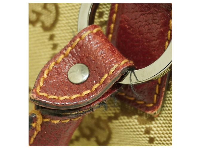 Bolsa Gucci em Bege e Bordeaux - vista 9