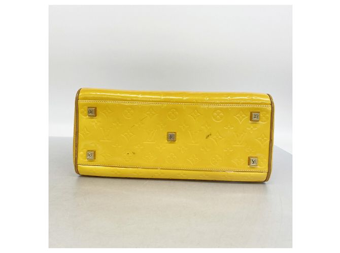 Louis Vuitton Vernis Tompkins Square Handtasche Gelb - Ansicht 3