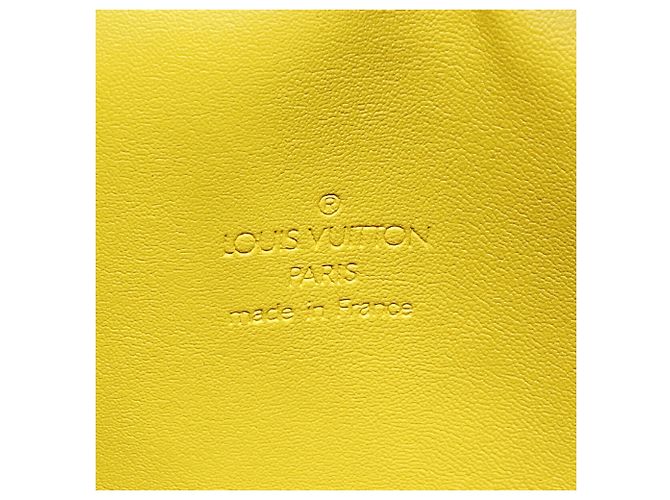 Louis Vuitton Vernis Tompkins Square Handtasche Gelb - Ansicht 5